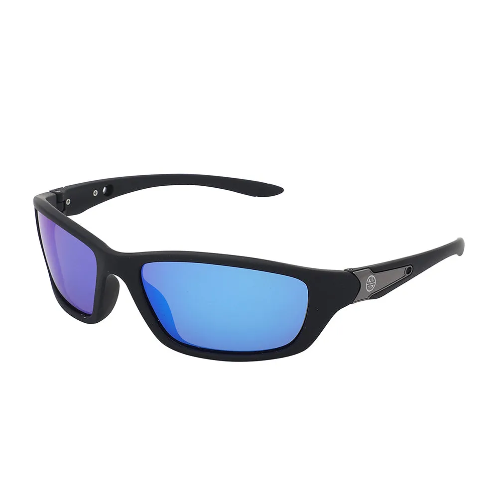 Carlton London Premium Black Toned Polarised And Uv Protected Lens Sports Sunglasses For Men