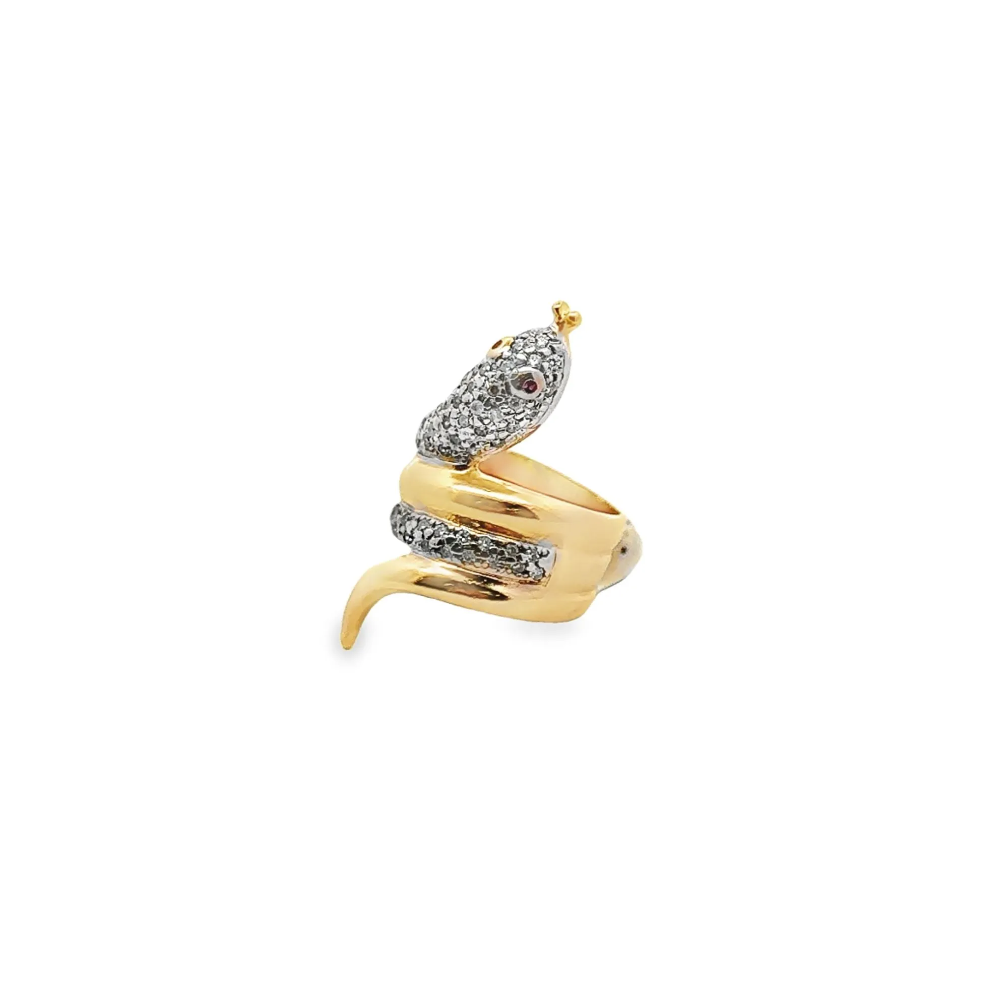 CZ Snake Ring (D88)