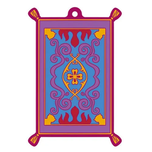 Disney Aladdin Genie Laser Cut Rubber Mascot Key Chain