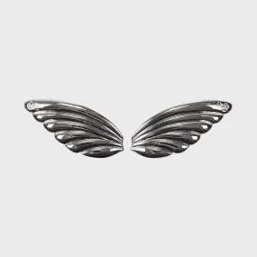 [EIREVE] Seasonless ANGEL WING SHELL GLOSSY BARRETTE SET (2 PCS)