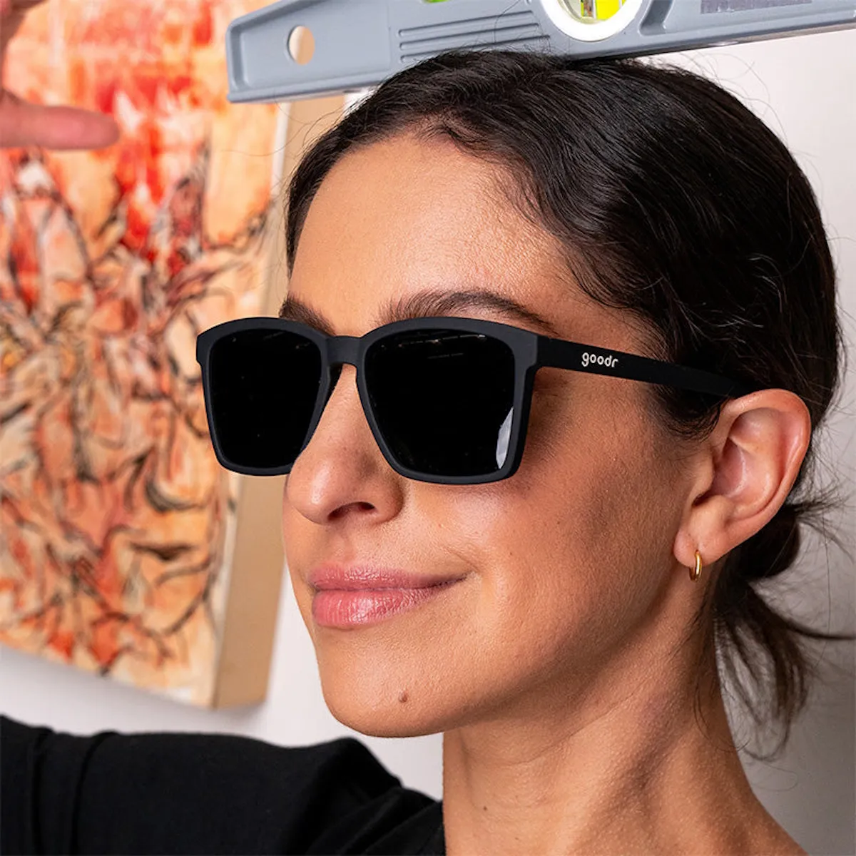 Goodr Sunglasses Get On My Level Black | Buy Goodr Sunglasses Get On My Level Black here | Outnorth