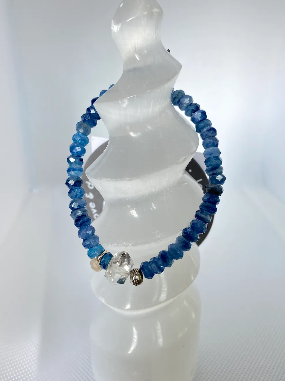 Kyanite & Clear Quartz Bracelet