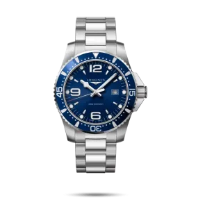 Longines Hydroconquest Watch Blue Dial 44mm Quartz