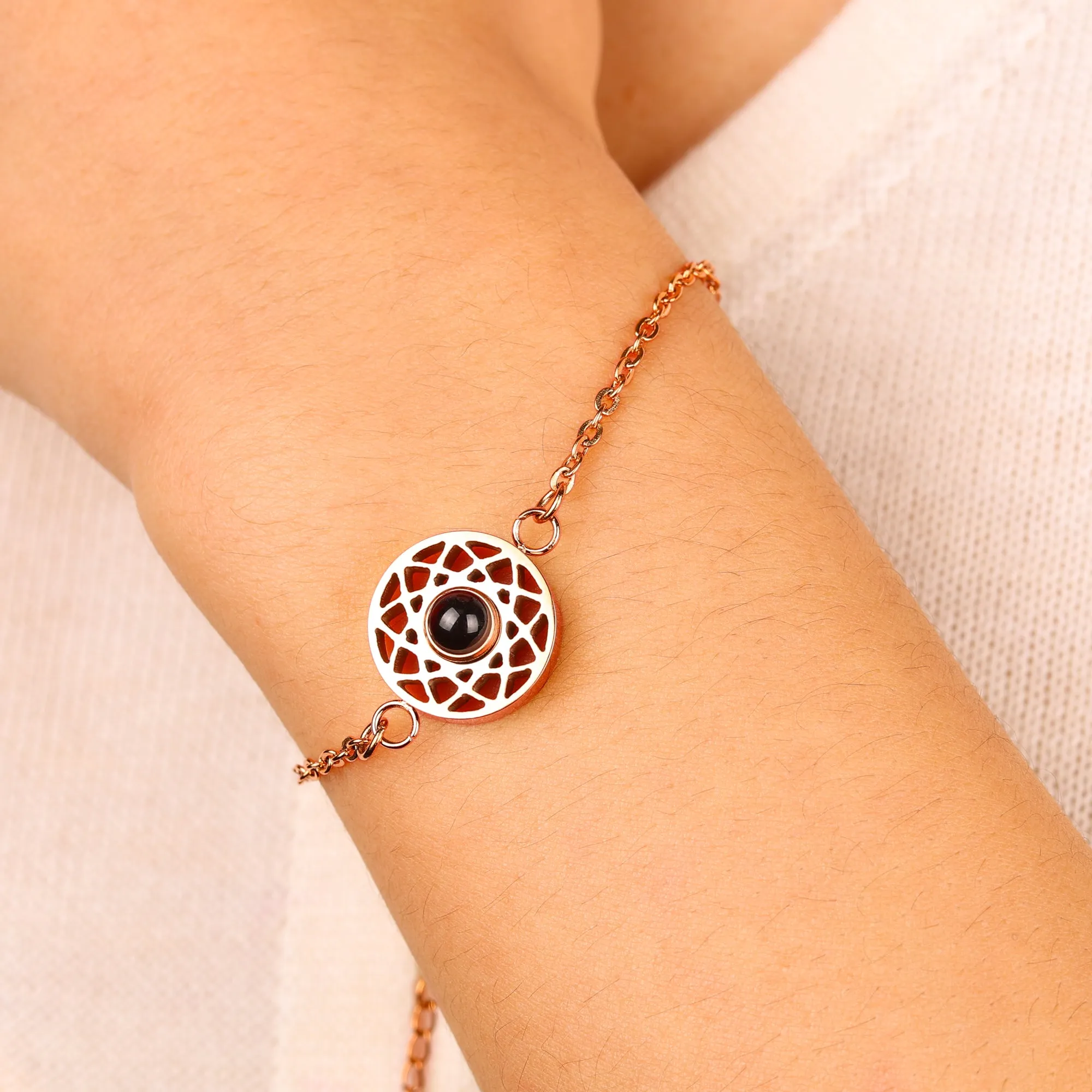 Mandala Photo Bracelet