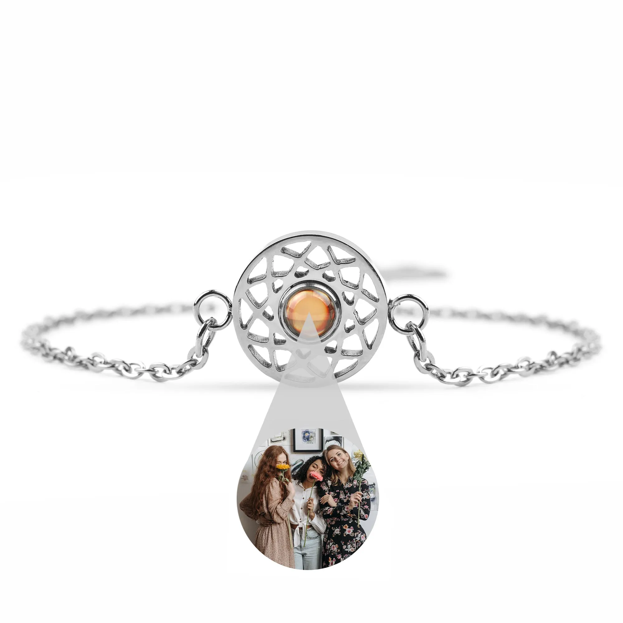 Mandala Photo Bracelet