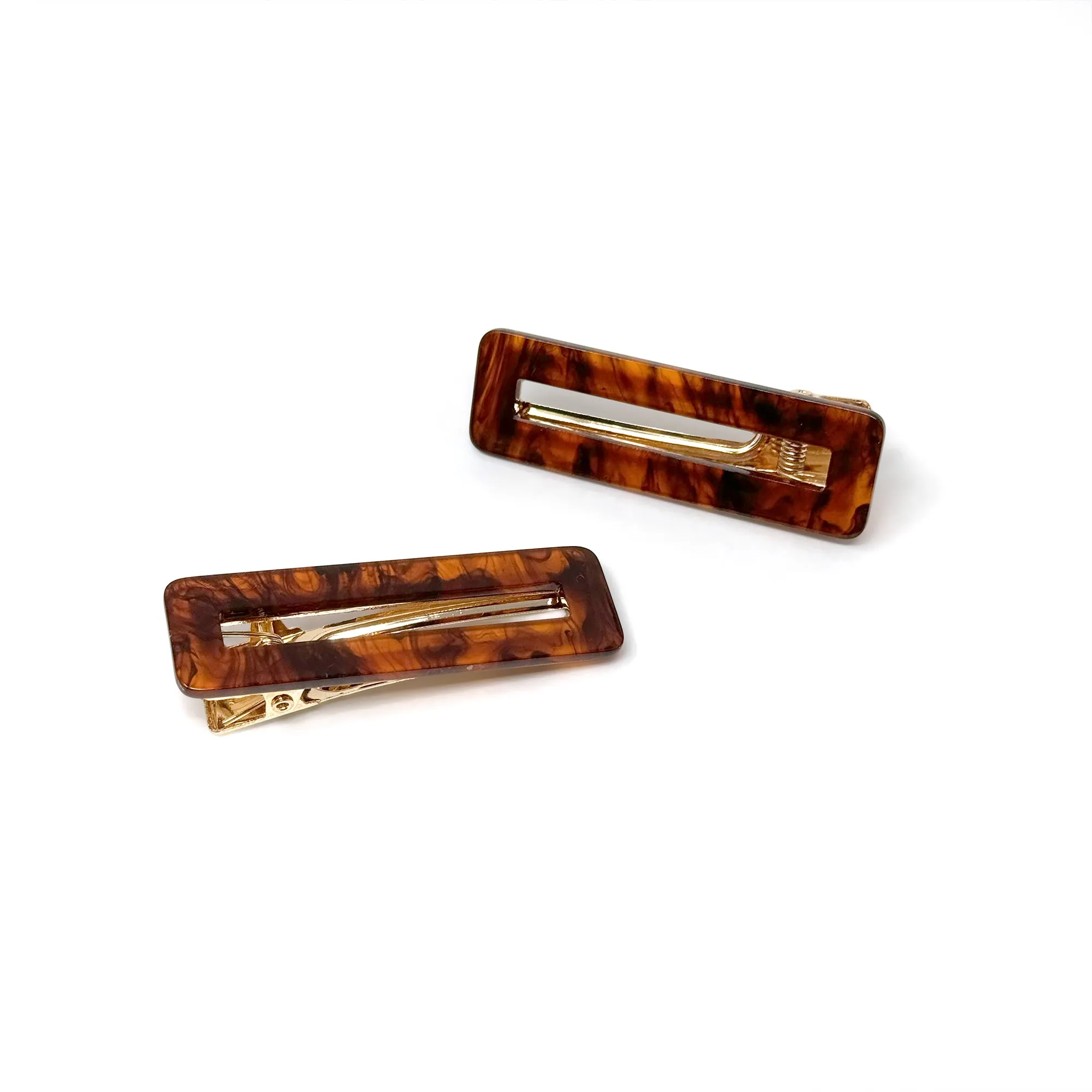 Marnie Tortoiseshell Hair Clips (Set of 2)