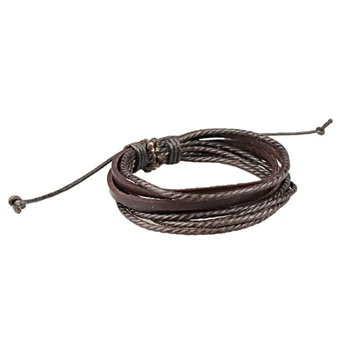 Men's Bracelets - Leather Bracelets for Men - Leather Bracelet Womens - Bracelet Leather Leather Wrap Bracelet - Boho Bracelet Gift For Men