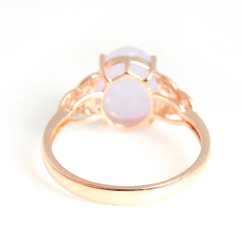 Natural Jade Ring Jadeite Gold Ring RG73