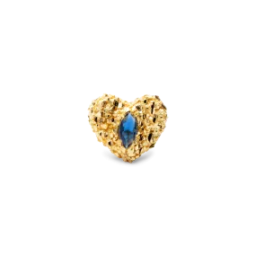 VC030 Sapphire Heart Ring
