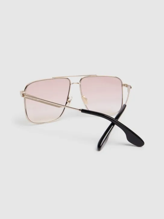 Victoria Beckham   V Line metal sunglasses 