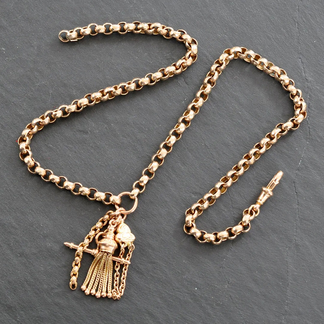 Watch Chain with Charms