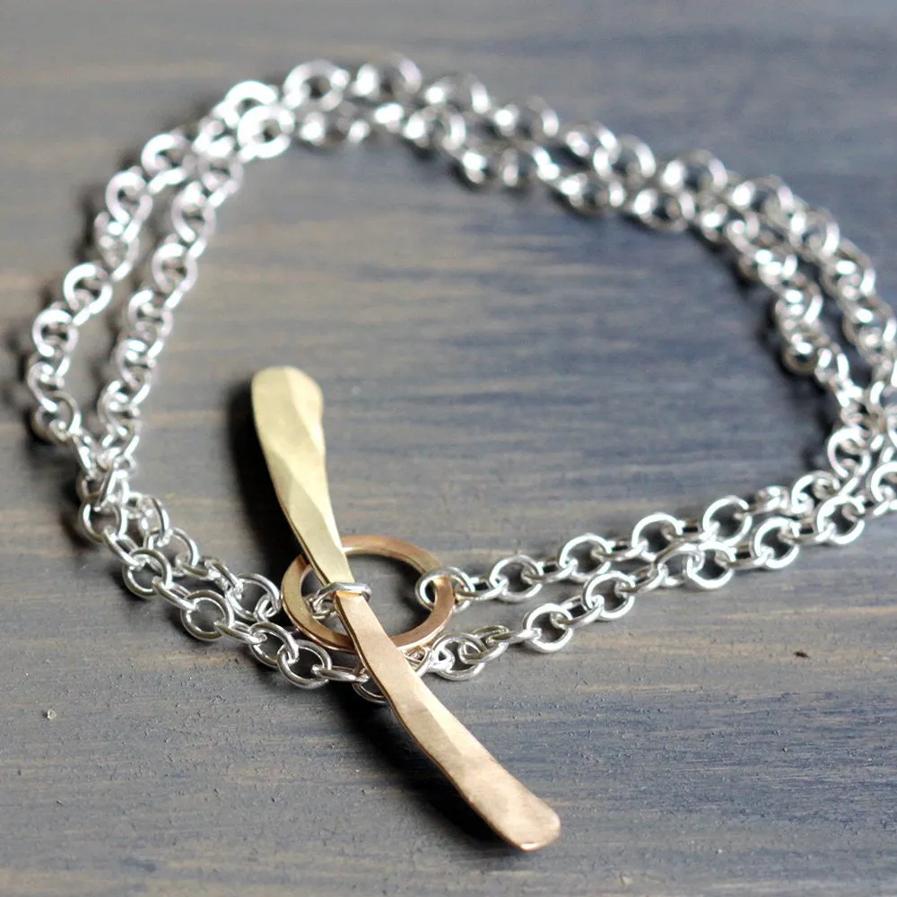 Whale Tail Double Wrap Bracelet