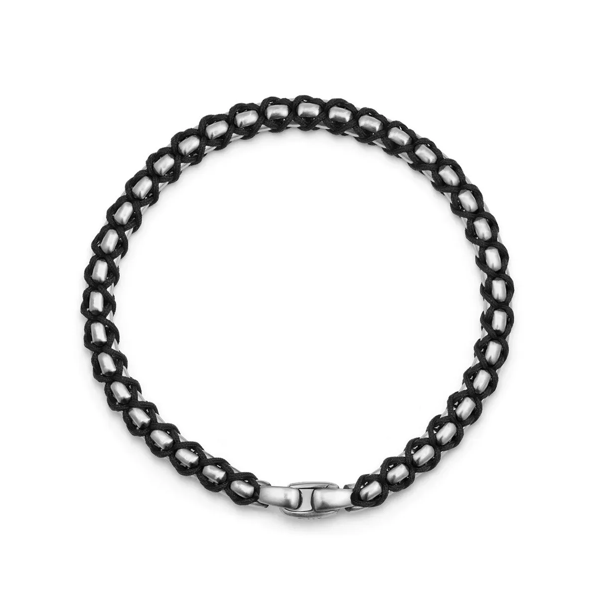 Woven Box Chain Bracelet, 4.8mm